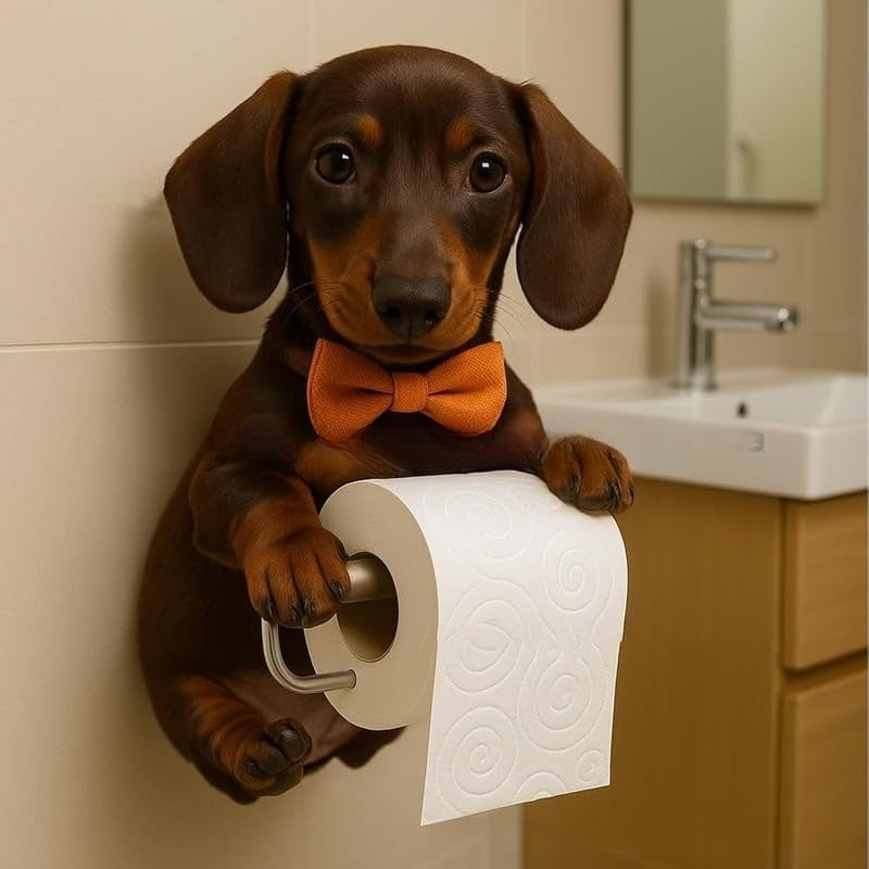 🐕【Kúp 1, získaj 1 zadarmo 🔥】Roztomilý držiak na toaletný papier so vzorom šteniatka