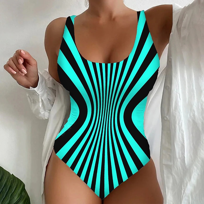 🔥🩱【50% reducere】【S-5XL】Model de vânzare 2025, costum de baie într-o singură piesă subțire pentru femei, la modă și sexy