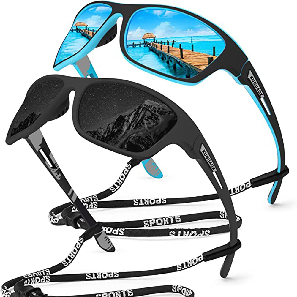 🚵♂️😎【50% zľava 🔥】⚡ Pánske športové polarizačné slnečné okuliare s pravými zrkadlovými sklami, moderné a odolné proti prachu, ideálne na bicyklovanie vonku