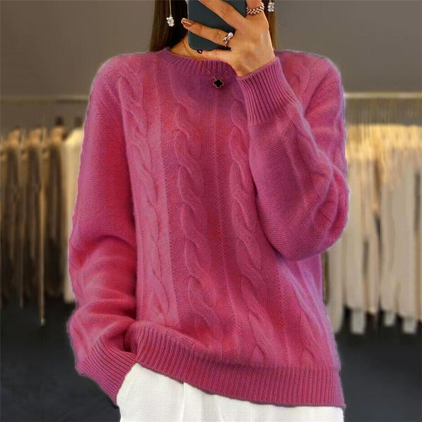 🔥✨【Nuevo estilo de otoño】【S-2XL】2025 Suéter de lana de color sólido, suave y cómodo, de alta calidad
