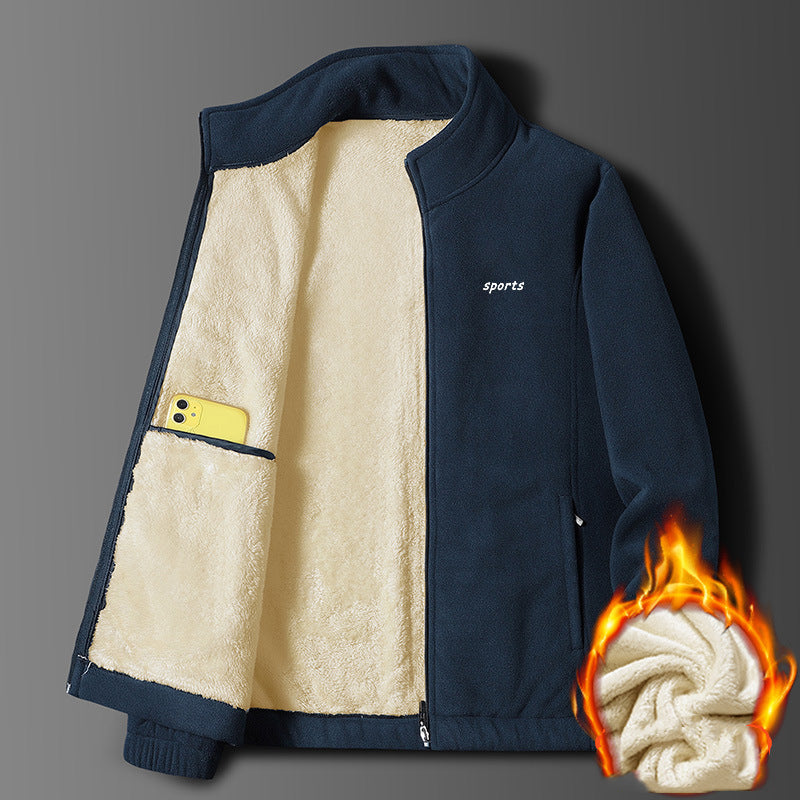 ⛄【M-5XL】Nueva chaqueta de piel de oveja gruesa para hombre de otoño-invierno, cálida, cómoda y a prueba de viento, un básico de invierno.