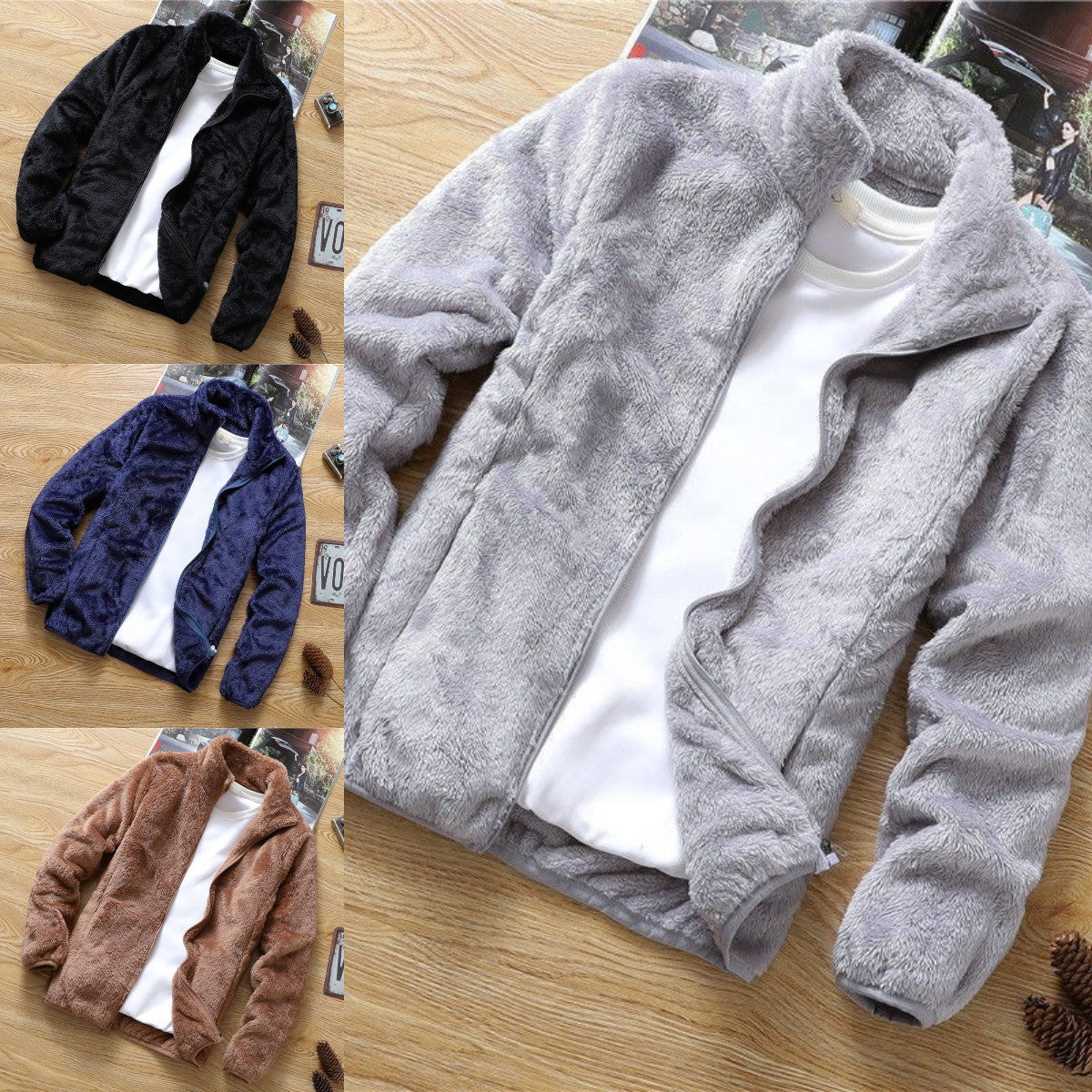 ✅Oferta de temporada -47%🔥🔥【M-4XL】Chaqueta de invierno cálida con forro polar y algodón