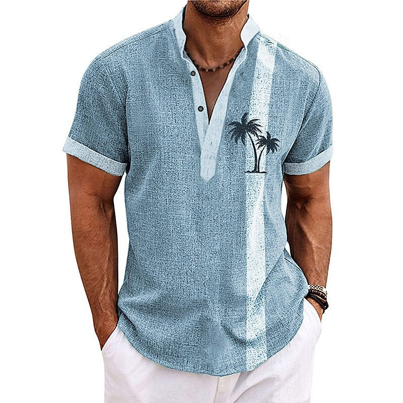 💥【50% zľava】💥🧢🌴【S-6XL】Pánska ležérna košeľa 2025 ☀️ Z bavlny, ideálna na dovolenku a leto 🌞