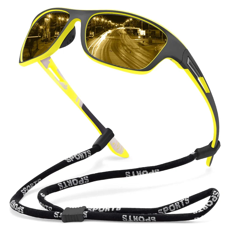 🚵♂️😎【50% zľava 🔥】⚡ Pánske športové polarizačné slnečné okuliare s pravými zrkadlovými sklami, moderné a odolné proti prachu, ideálne na bicyklovanie vonku