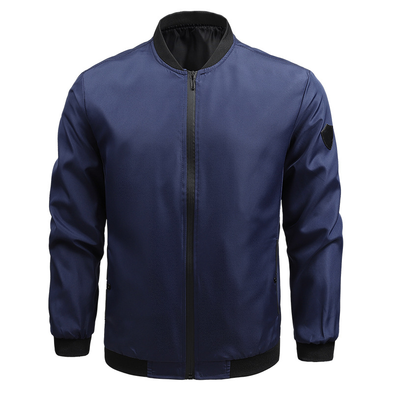 🚀🧥【Zľava 50% 🔥】【S–6XL】Pánska ležérna pilotná bunda v jednofarebnom prevedení, dostupná aj vo veľkých veľkostiach