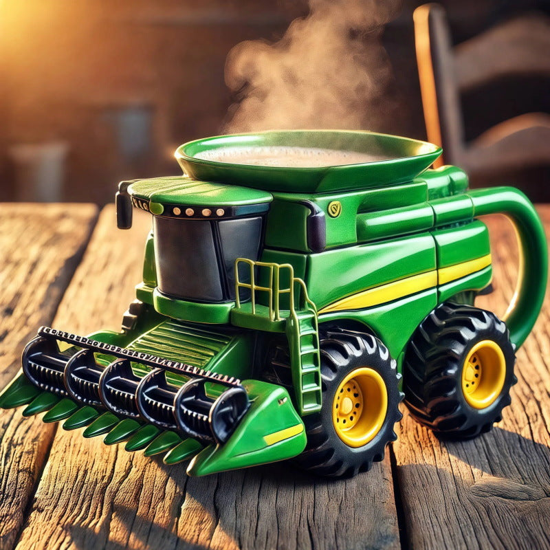 🎁🍻【Kupte 1 a získejte 1 zdarma ✨】Tazas en forma de tractor – disfruta bebiendo