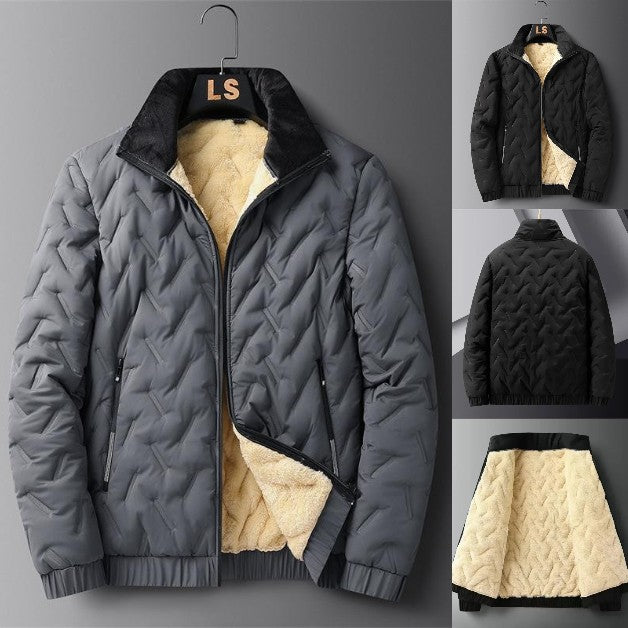 🧥 Descuento -47% 🔥🔥【L-8XL】Chaqueta de invierno para hombre de terciopelo y algodón con mayor volumen