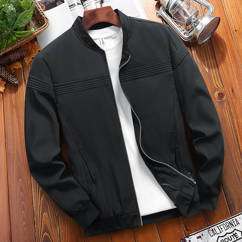 šćOferta de temporada -46%š„š„ćChaqueta casual para hombre con cuello tipo bĆ©isbol, en tallas grandes