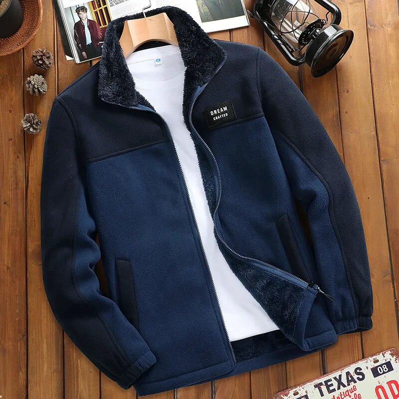 š„Descuento de temporada -45%š„ćM-4XLćChaqueta casual de forro polar grueso para hombre, otoƱo e invierno
