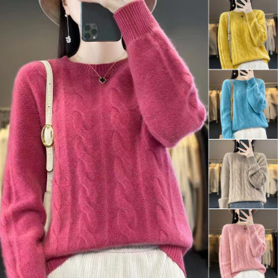 🔥✨【Nuevo estilo de otoño】【S-2XL】2025 Suéter de lana de color sólido, suave y cómodo, de alta calidad