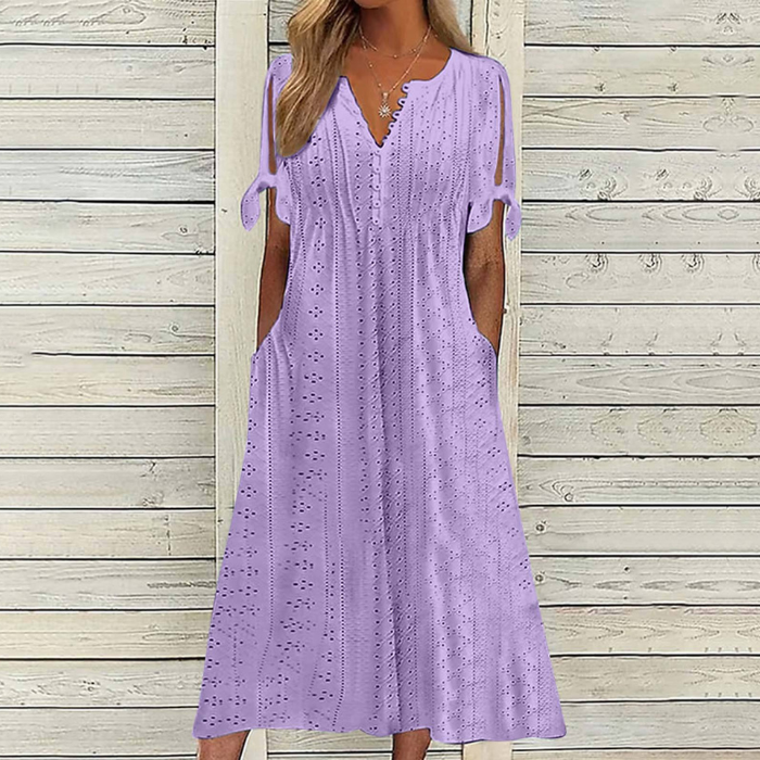 šćšMĆ”s vendidoćVestido sencillo de mujer plus size en color liso, suelto y casual.