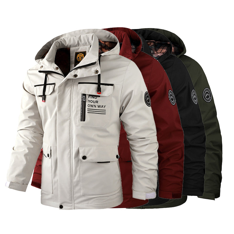 š„š„ćVenta calienteććM-6XLćNueva chaqueta cĆ”lida de hombre para otoƱo e invierno, resistente al viento y al aguaćRecomendadoć