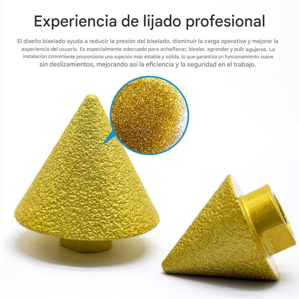 🔩【Compra 1 y recibe 1 gratis 🔥🔥】Fresas cónicas de diamante para azulejos, mármol y cuarzo, compatibles con amoladoras