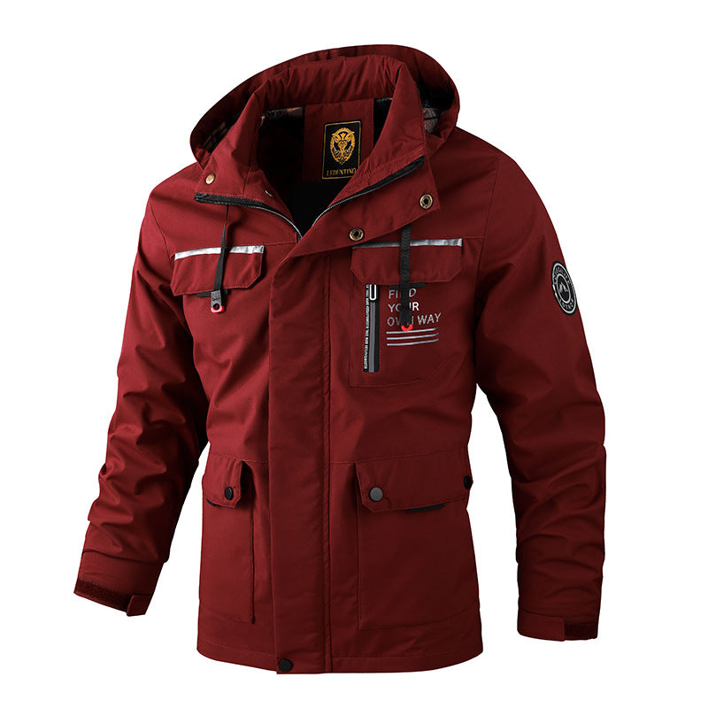 š„š„ćVenta calienteććM-6XLćNueva chaqueta cĆ”lida de hombre para otoƱo e invierno, resistente al viento y al aguaćRecomendadoć