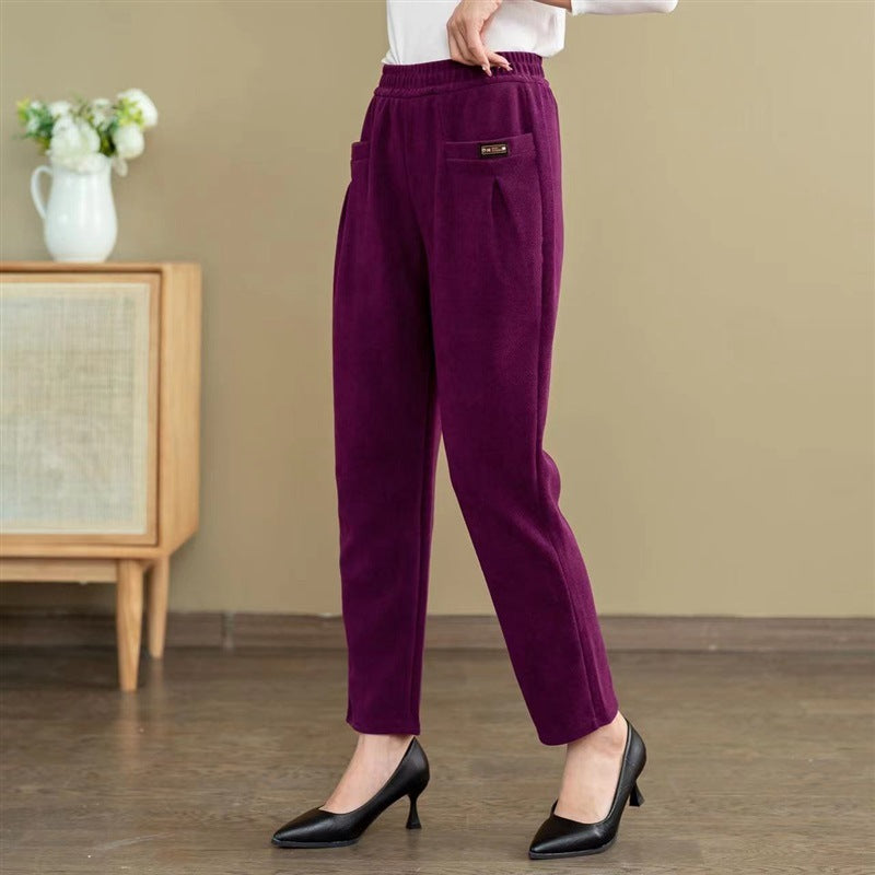 ✅【Descuento de invierno -43% 🔥🔥】Pantalones de ocio para mujer confeccionados en puro algodón, pana