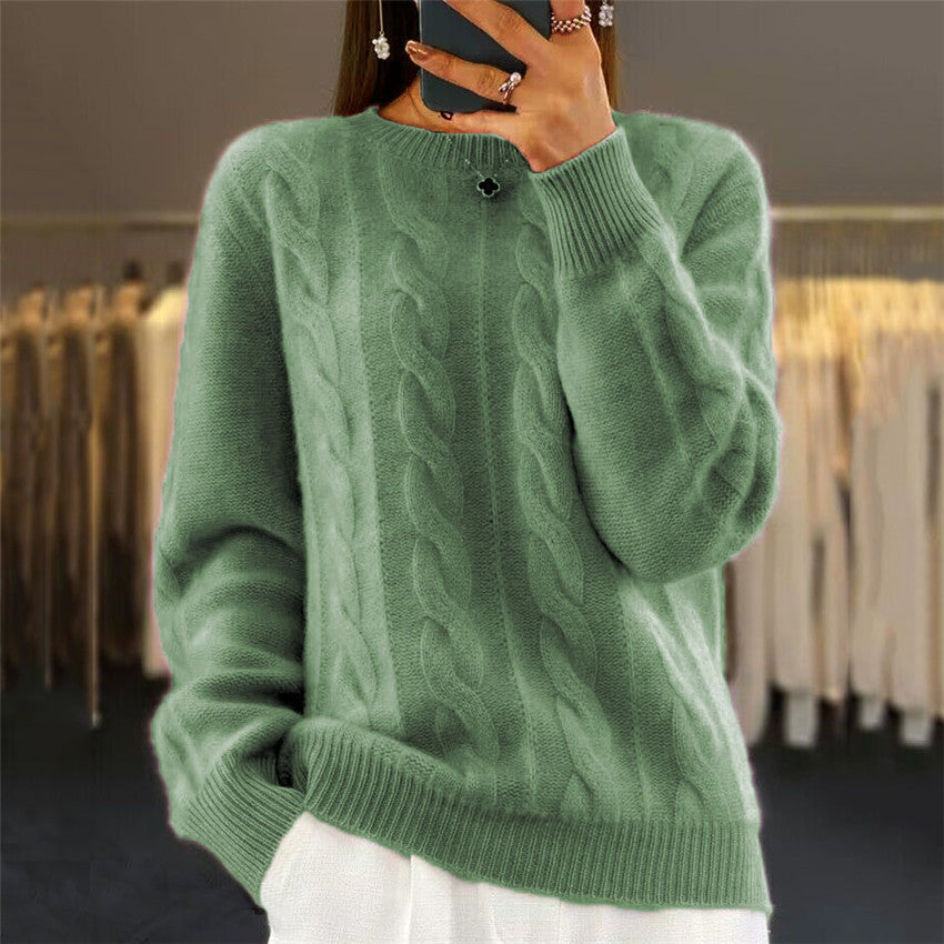 🔥✨【Nuevo estilo de otoño】【S-2XL】2025 Suéter de lana de color sólido, suave y cómodo, de alta calidad