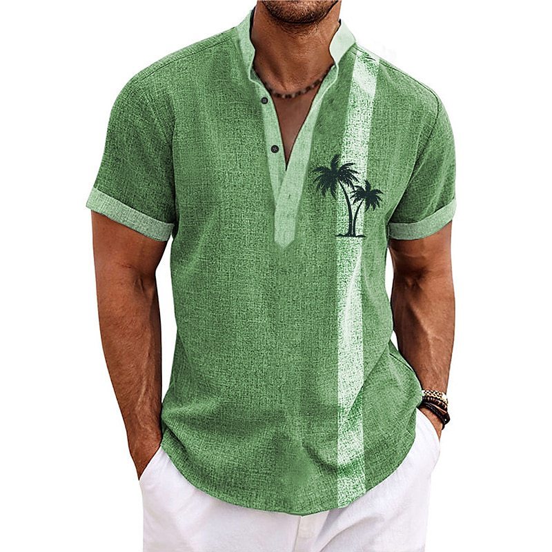 💥【50% zľava】💥🧢🌴【S-6XL】Pánska ležérna košeľa 2025 ☀️ Z bavlny, ideálna na dovolenku a leto 🌞