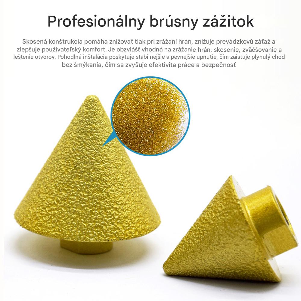 🔩【Kúp 1, získaj 1 zadarmo 🔥🔥】Kónické diamantové frézy na dlaždice, mramor a kremeň, kompatibilné s brúskami.