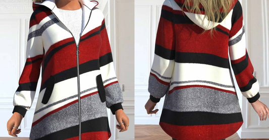 🔥🔥【S-3XL】Nueva chaqueta de invierno con capucha para mujer