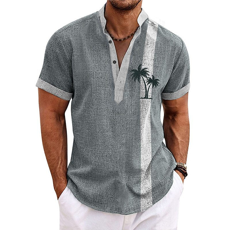 💥【50% zľava】💥🧢🌴【S-6XL】Pánska ležérna košeľa 2025 ☀️ Z bavlny, ideálna na dovolenku a leto 🌞