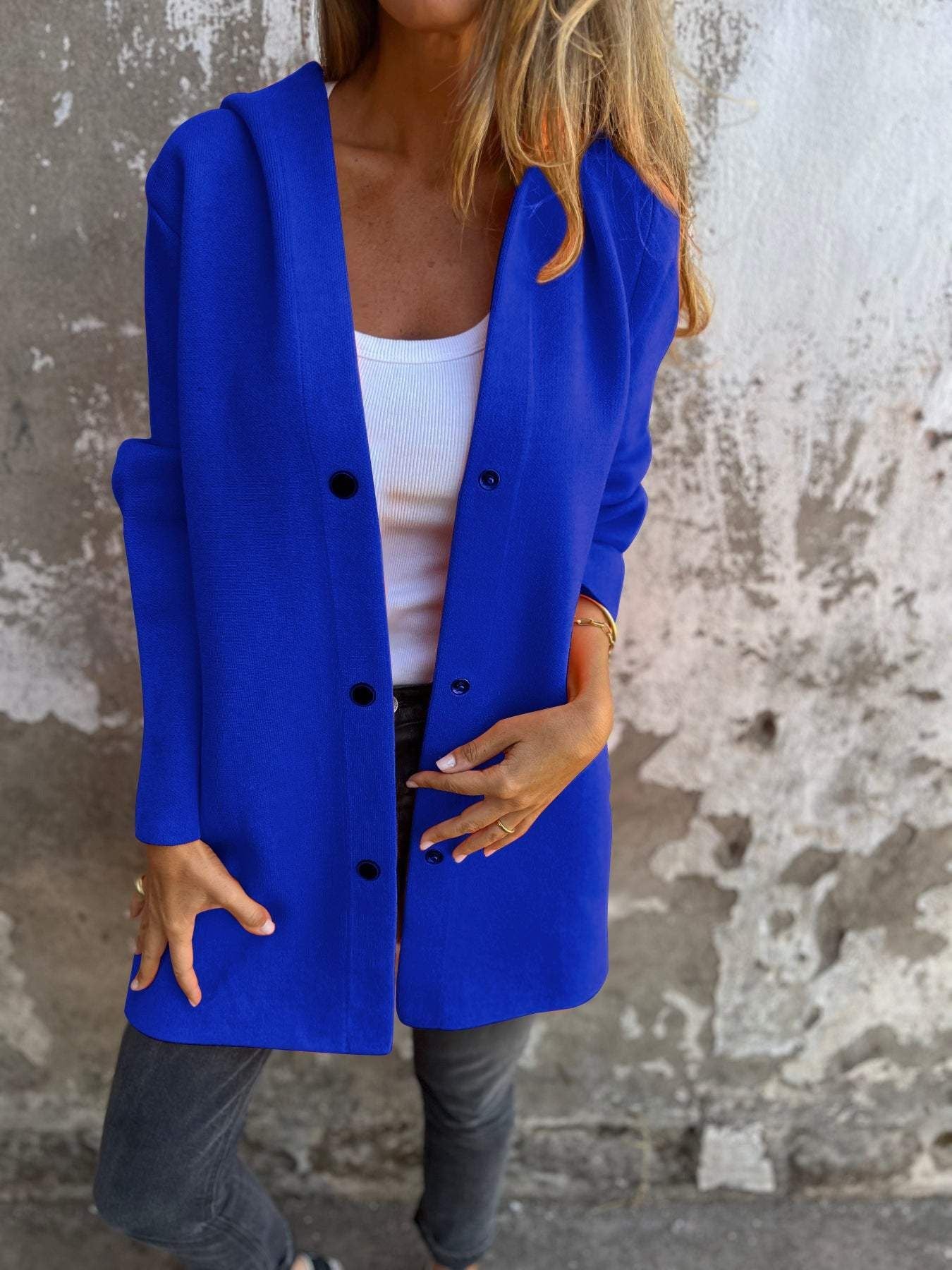 ✨ Descuento de temporada -49% 🔥🔥【S-5XL】Chaqueta casual con capucha para otoño e invierno