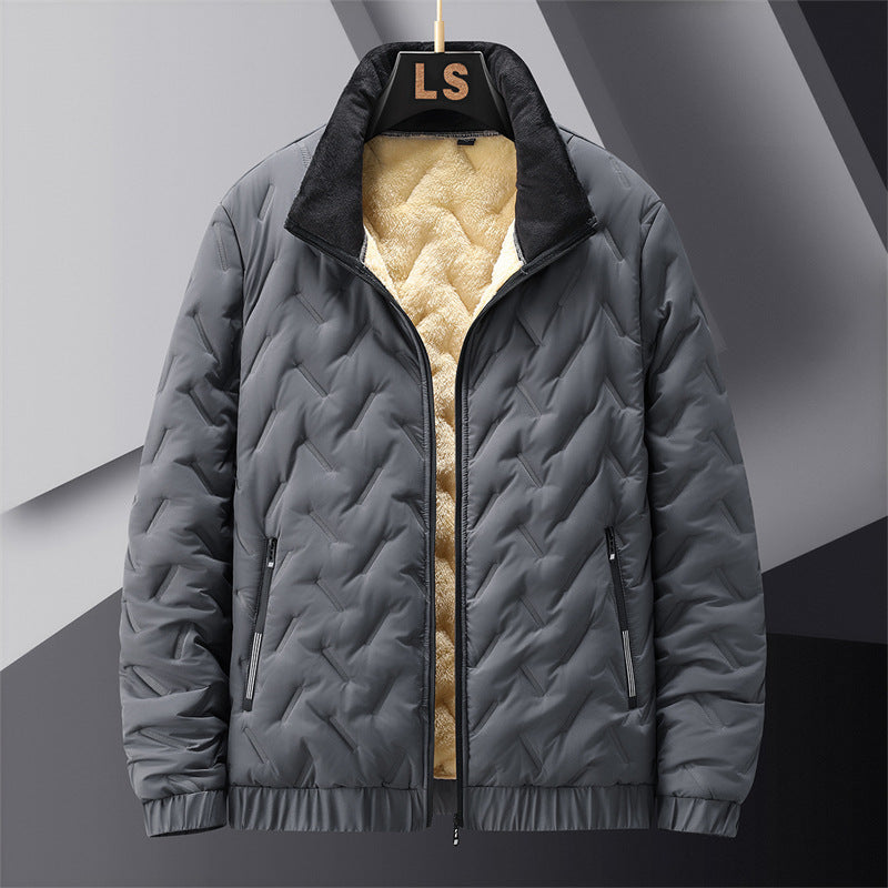 🧥 Descuento -47% 🔥🔥【L-8XL】Chaqueta de invierno para hombre de terciopelo y algodón con mayor volumen