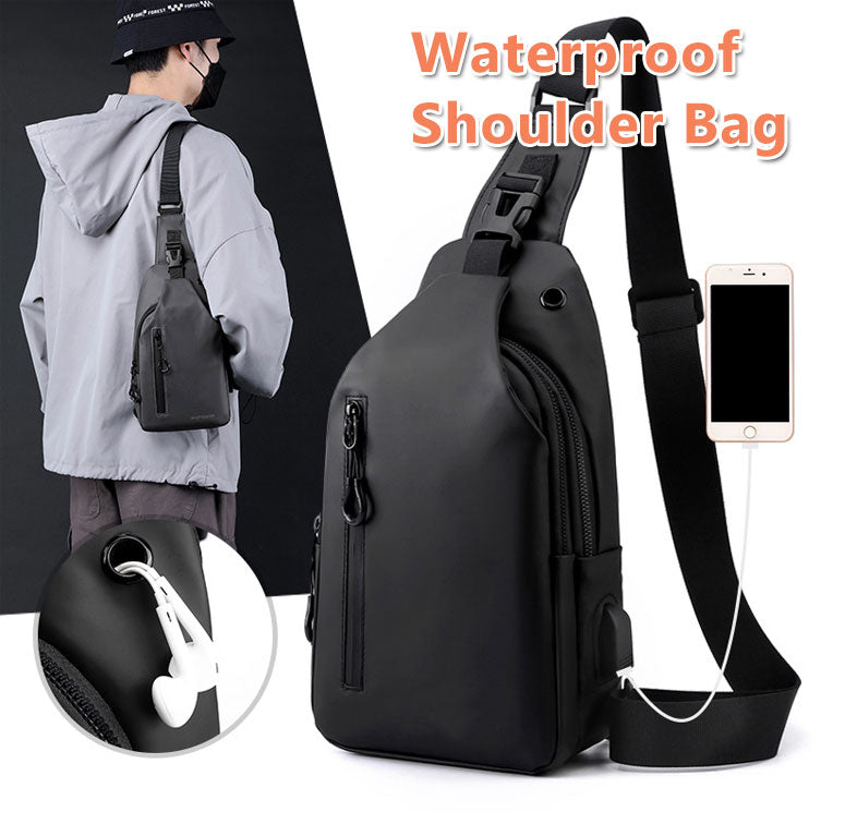 😎【Veľká kapacita】👜 Pánska taška cez rameno, ľahká a moderná