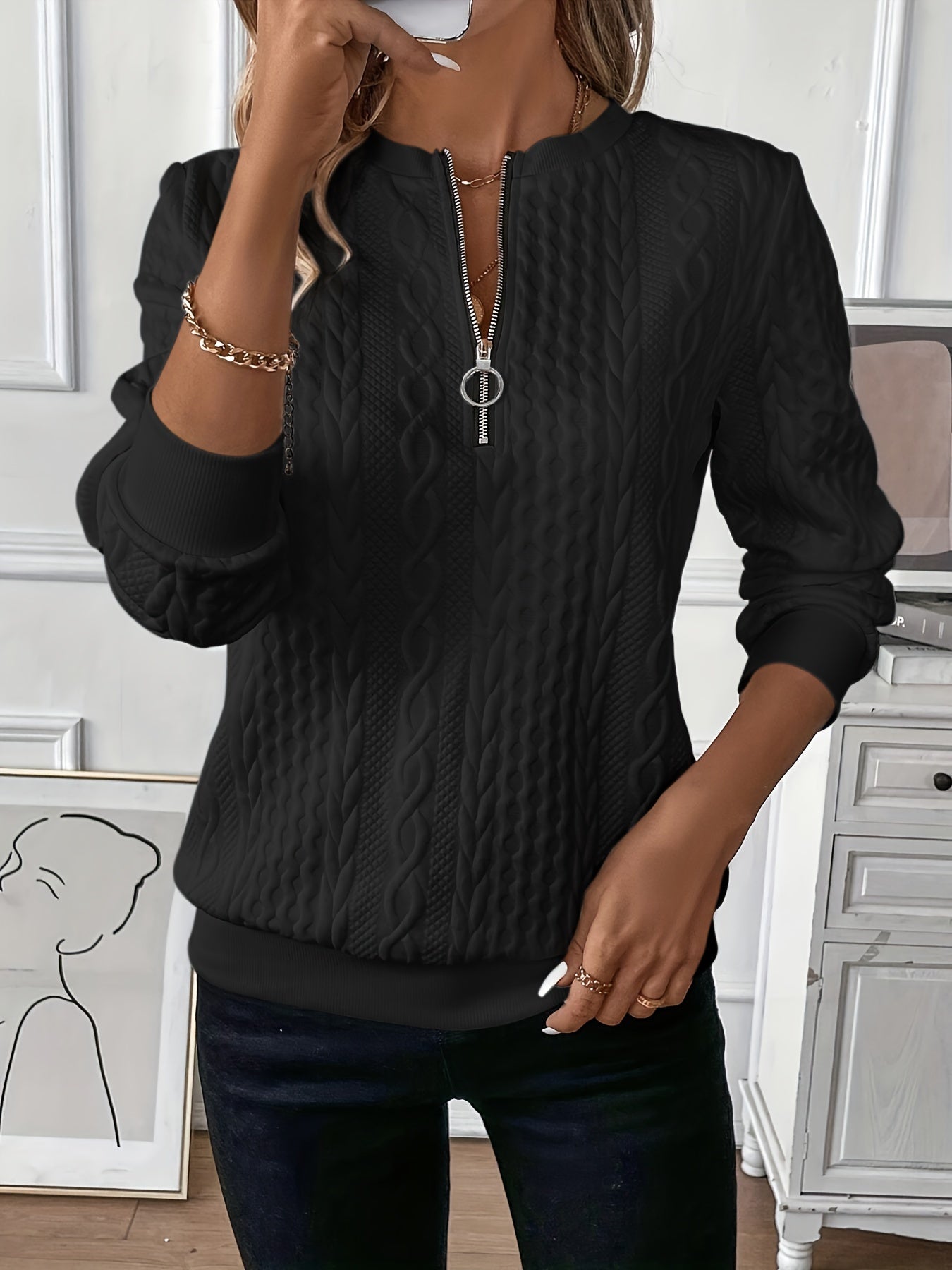 🔥【Compra 1 y llévate 1】🌸 Sudadera acolchada con cremallera 2025, casual, para mujeres.
