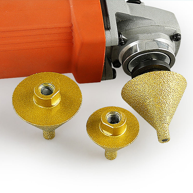 🔩【Kúp 1, získaj 1 zadarmo 🔥🔥】Kónické diamantové frézy na dlaždice, mramor a kremeň, kompatibilné s brúskami.