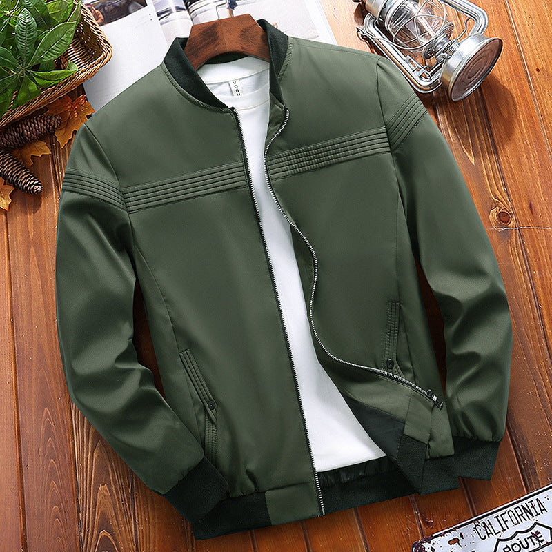 šćOferta de temporada -46%š„š„ćChaqueta casual para hombre con cuello tipo bĆ©isbol, en tallas grandes