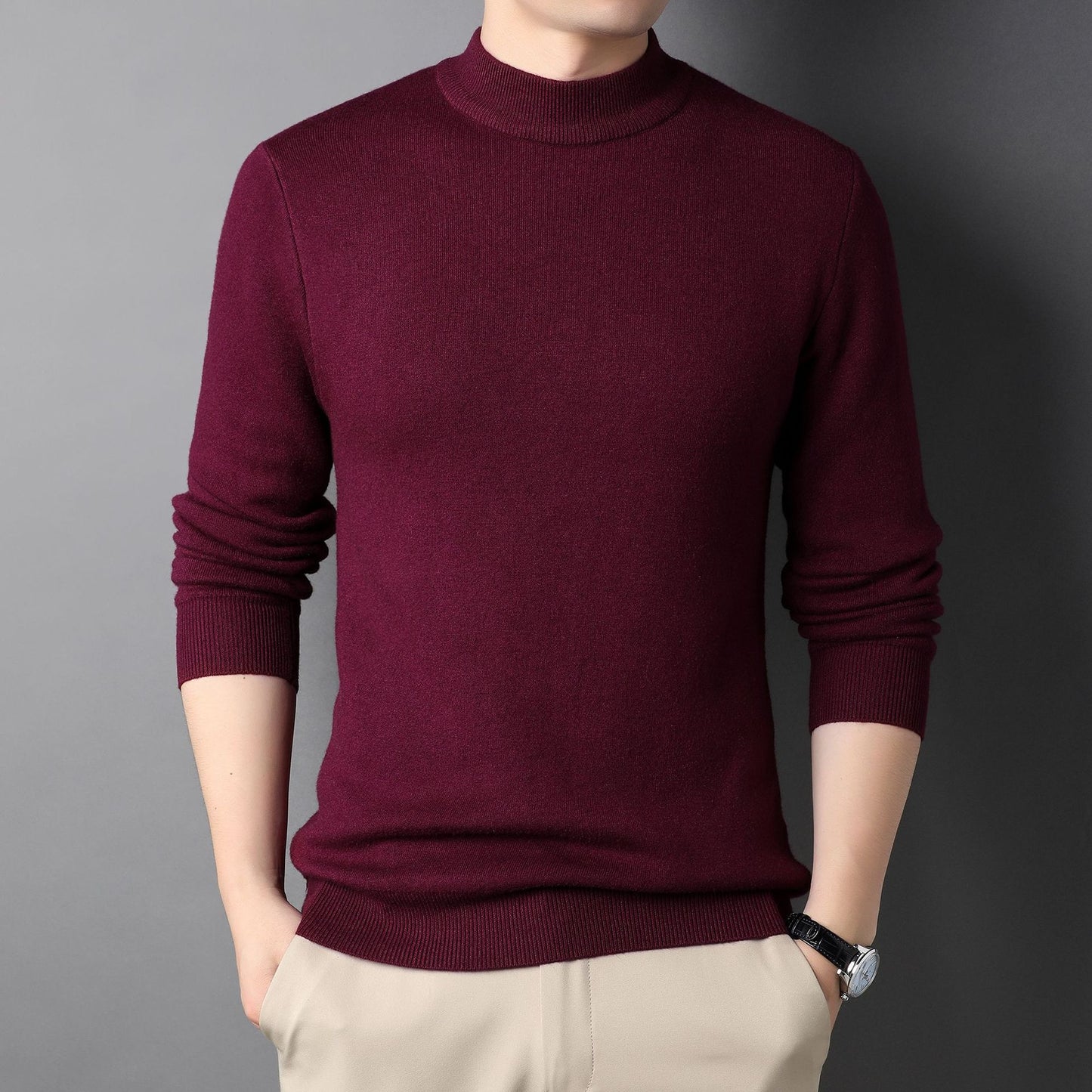 🔥【M-4XL】Camisa de hombre con cuello de cachemira ✅ suave y delicada con la piel ✅ moderna y fácil de combinar