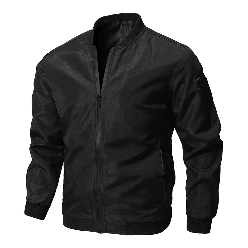 🚀🧥【Zľava 50% 🔥】【S–6XL】Pánska ležérna pilotná bunda v jednofarebnom prevedení, dostupná aj vo veľkých veľkostiach