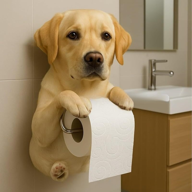 🐕【Kúp 1, získaj 1 zadarmo 🔥】Roztomilý držiak na toaletný papier so vzorom šteniatka