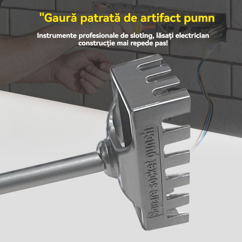 💥 Perforare rapidă pentru priză pătrată
