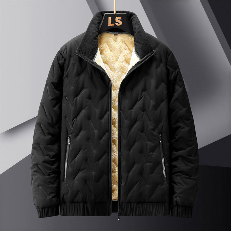 🧥 Descuento -47% 🔥🔥【L-8XL】Chaqueta de invierno para hombre de terciopelo y algodón con mayor volumen