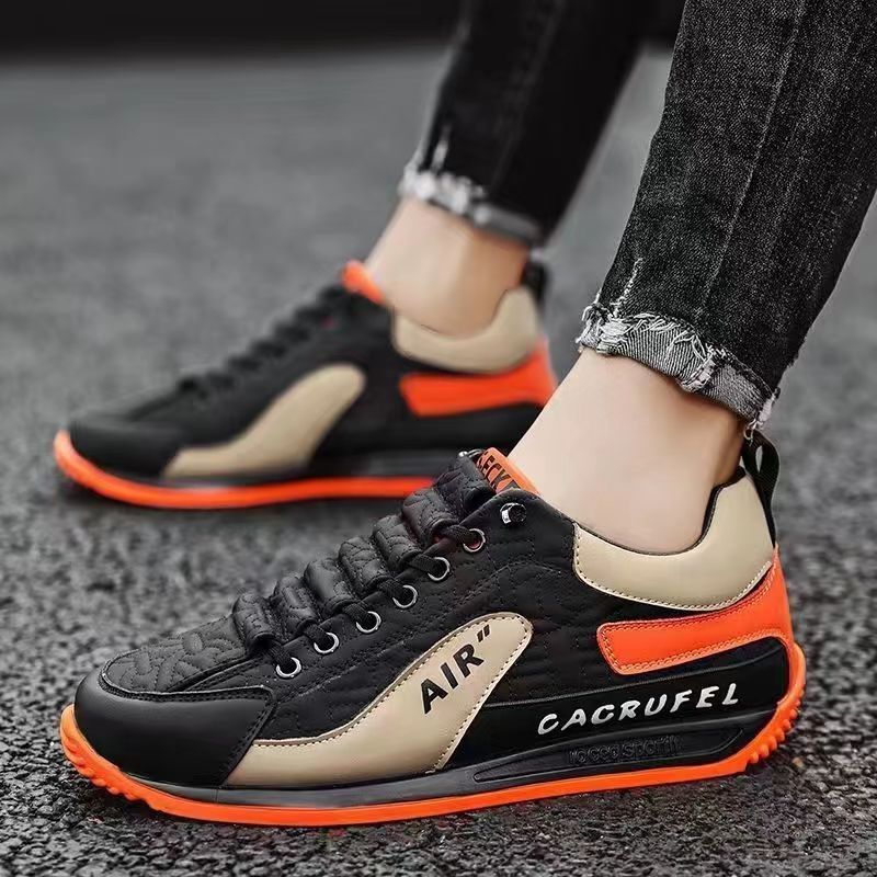 🔥👟【39-44】zapatos de hombre de terciopelo, cálidos, impermeables, de algodón, con suela gruesa