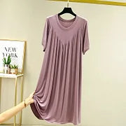 š„ćCumpÄraČi 1, primiČi 1 gratuitćšćS-4XLćć40-180kgćRochie de pijama lentÄ, moale Či confortabilÄ, cu mĆ¢neci scurte