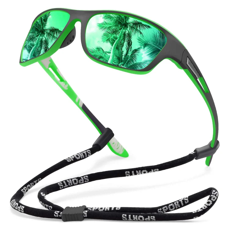 🚵♂️😎【50% zľava 🔥】⚡ Pánske športové polarizačné slnečné okuliare s pravými zrkadlovými sklami, moderné a odolné proti prachu, ideálne na bicyklovanie vonku
