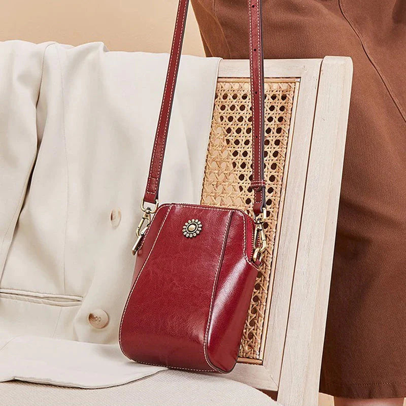 🔥💥Último día - 50% de descuento💥🔥 —— Bolso moderno de piel suave para móvil, mini bolso bandolera de mujer