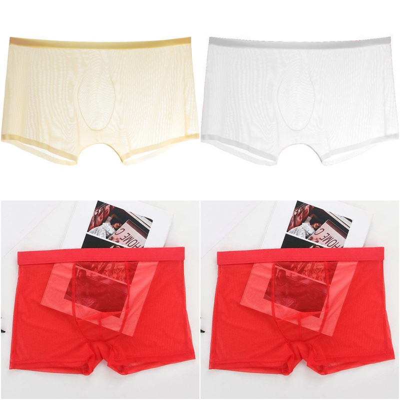 šć50% reducerećć4bucćBoxer subČire de mÄtase cu plasÄ de gheaČÄ, respirabili, sexy