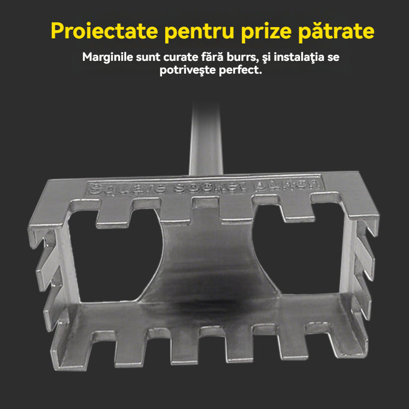 💥 Perforare rapidă pentru priză pătrată