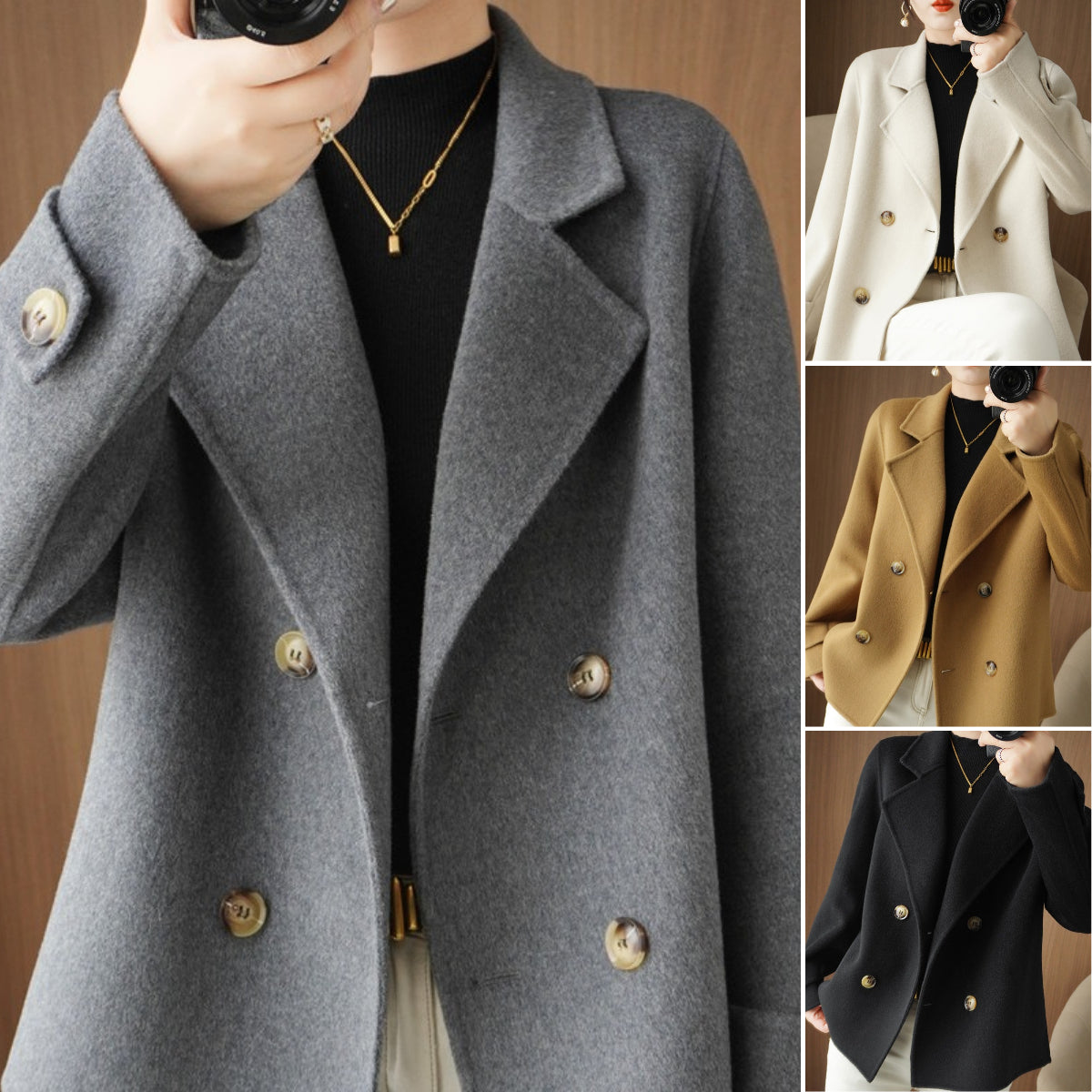 đ Abrigos de otoño e invierno, cĂĄrdigans, chaquetas de lana ă40-80kgă