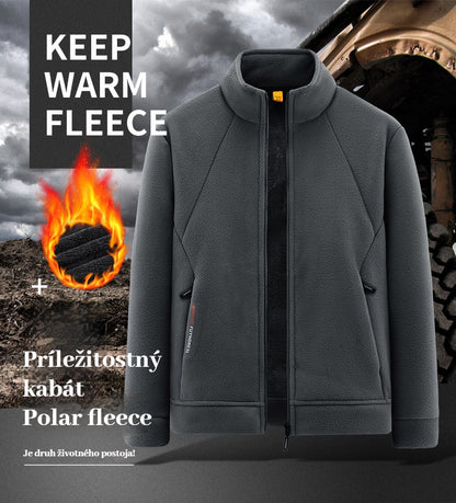 🔥 50% de descuento🔥【[M-5XL】Chaqueta polar gruesa de lana para hombre, disponible en tallas grandes, cálida y cómoda para otoño e invierno.