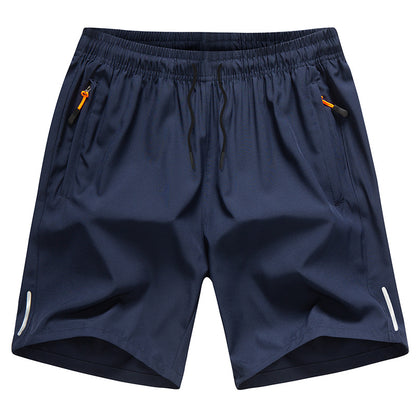❄🆒👖【Cumperi 1, primești 1 gratuit 😍】【M–4XL】Mărimi mari pantaloni scurți sport de vară pentru bărbați, din mătase de gheață, pentru 60–140 kg