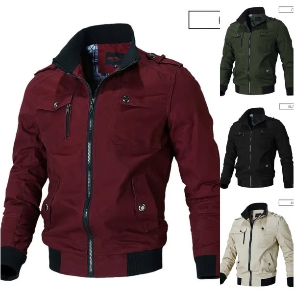 🔥【30% OFF】【M-5XL】Nueva chaqueta militar para hombre 2025