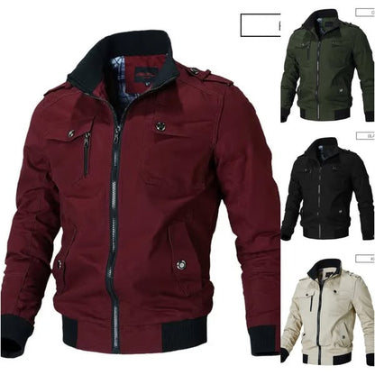 🔥【30% OFF】【M-5XL】Nueva chaqueta militar para hombre 2025