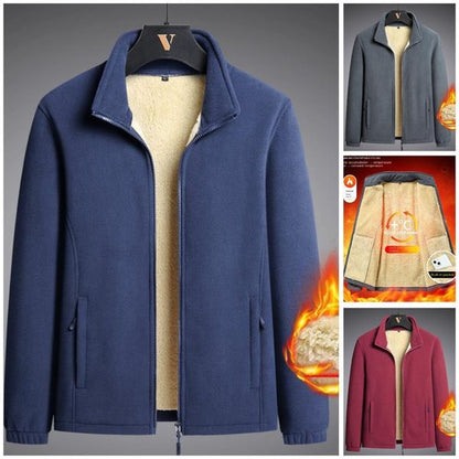 🐏 Zľavnená cena -46%🔥【M-6XL】imná bunda z polar fleecu pre väčšie veľkosti, módna teplá bunda