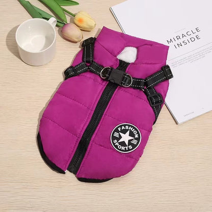 🐕‍🦺🔥【50% zľava 🔥】Jesenné a zimné lyžiarske oblečenie pre domácich miláčikov, nepremokavá a teplá bavlnená bunda pre psov