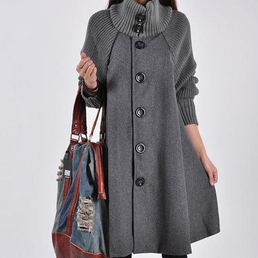 👗[43% popusta🔥🔥]【M-5XL】Novi ležerni vuneni kaput srednje duljine