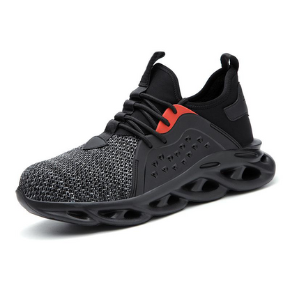 👨‍🔧【50% de descuento 🔥】🔨 Zapatos de seguridad para hombre, transpirables, resistentes a golpes y perforaciones, con punta de acero